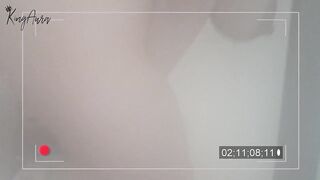 Landlord records big tit tenant showering