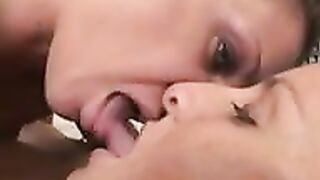 Lesbian kissing, body to body