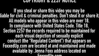 Dark Flower Jenna Foxx & Inna Sirena Lick & Rub Wet Pussies!