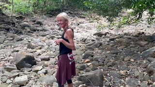 SHE LOST IN THE FOREST - IF YOU AID ME, I'LL SUCK YOUR RAMROD AND YOU CUM IN MY MOUTH