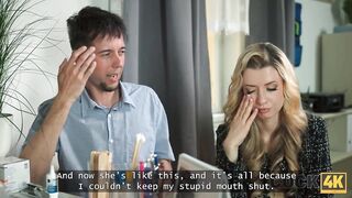 CUCK4K. We should fuck really carefully... Hot sex with Andrea