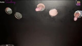 Another day of me being a cuckold's doxy at the gloryhole