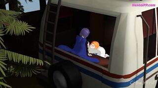 Gwen Helping Her Friend With Quick Oral-sex-job ( Parody Cartoon )