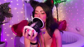 ASMR EAR LICKING HAWT CATGIRL ARA ARA MEOW Your Valentine Uwu - CorneliustheCat ASMR