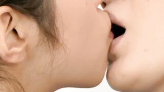 Asian girls Licking Eachother