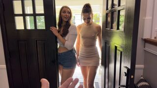 Desperate Realtor Recruits Hot Buyer for Double BJ & Shared Weenie 3-some