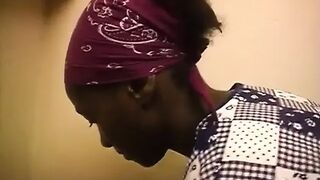 Concupiscent Old Whore Has Sex with Her Black Cleaning Lady