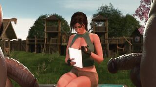 Learning Tribal Ways with Lara Croft ( Simulator 3D )