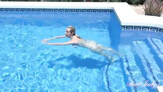 41yo Big Tit MILF Keira Gets Naughty by the Pool