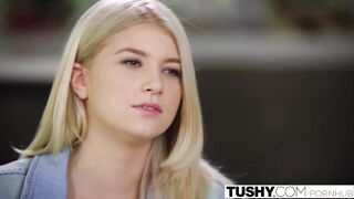 TUSHY Hot Teen Arya Fae Gets first Anal