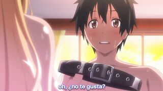 Manga La Onee-chan es follado en su culo por su onii-chan mientras hablan con un profesor