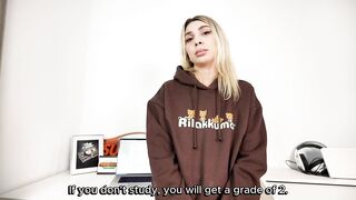 step bro helps step sis with math homework in exchange for sex!