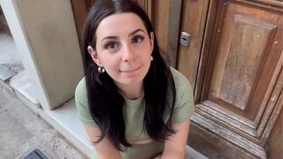 Tourist seeks slutty angel to film while screwing her - Almendra Gala