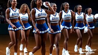 Hawt Ai Generated Teen Cheerleader Perfect body Realistic Animated