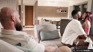 After reaching an agreement, Emiri's husband shares her with his business partner. Tonight Emiri will be the one getting the best part of the deal.