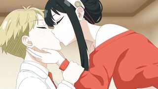Lustful Family Threesome Sex: Fiona x Loid x Yor (Cartoon Sex Parody)