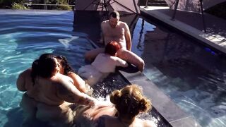Jeff’s Models Pool Party Orgy