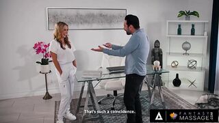 FANTASY MASSAGE - Hawt Anal Bang During Massage With Cheerful Ending For This Fortunate Stud