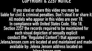 Wet Hotties Jelena Jensen & Sensual Jane Make Out In Pool!