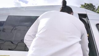 73 Year Old Granny Picked up for Van Anal Sex