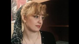 Vintage curly snatch screwing big dick sucking
