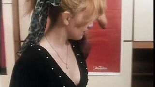 Vintage curly snatch screwing big dick sucking