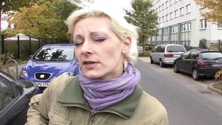 Amateur German golden-haired rides dick in the bedroom