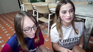 two Spanish Supporters Of Barca And Real Get Screwed By PSG Fans After The Clasico !!!