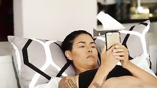 Relaxed lesbian sex after boxing match