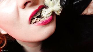 giantess vore fetish video - eating chocolateMAN