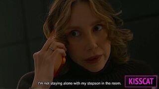 What Happens When Lewd Step Mama Shares Hotel Couch with Step Son All Night?