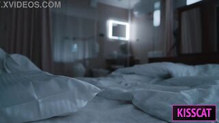 What Happens When Lewd Step Mama Shares Hotel Couch with Step Son All Night?