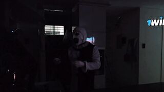 Terrifier bangs Natalia Alvarado on Halloween night
