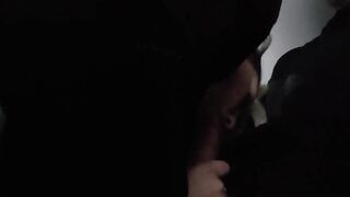 Wife Gets 3 Creampies While Husband Watches at Gloryhole