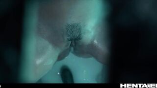 Ponytail Hotty vs Alien Airbnb - Alyssa Foxy Monster Weenie Bukkake Creampie & Ahegao