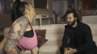 Golden-haired Bombshell Pounds Vagina and Deepthroats Shlong Wildly