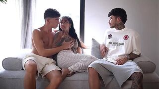 My husband shares me with the landlord so this man won't kick us out of the house. Anal sex - Yasmina Khan