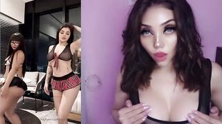 Karely Ruiz fucking with her friend Robertita