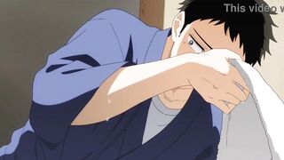 Kitagawa gets hot penis of Gojo - Manga movie