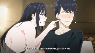 Uncensored Anime: Exclusive first Vacation with Hirsute Stepmom