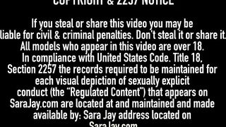 Sex Queen Sara Jay Finger Fucks Younger Jessica Rayne!