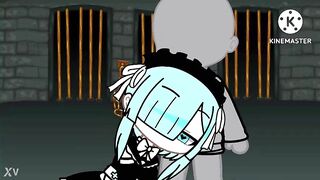Rem from rezero in gacha club anime
