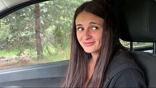 A modest girl showed her melons and opened her booty to an impudent guy