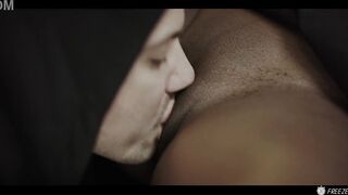 Black African Ebony Beauty Freeze Fucked & Creampied by Creep Burglar - Interracial Time Stop Fetish