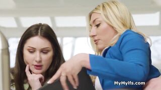 MILF realtor fucked by concupiscent husband while on house watch with wife
