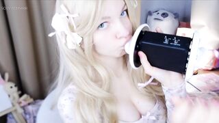 ASMR - ORAL SEX-JOB AFTER HOMEWORK? - SLOPPY LICKING, HANDJOB, MOUTH SOUNDS, 3DIO - SOLY ASMR
