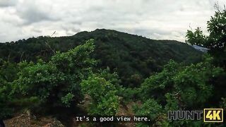 HUNT4K. She sucked a schlong and kissed her BF after