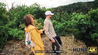 HUNT4K. She sucked a schlong and kissed her BF after