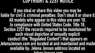 Wild Haired Lovers Jelena Jensen & Ryan Keely Eat Pussy!