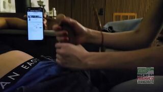Small Mexican girl cheating on her boyfriend by giving oral job-sex and riding knob 1